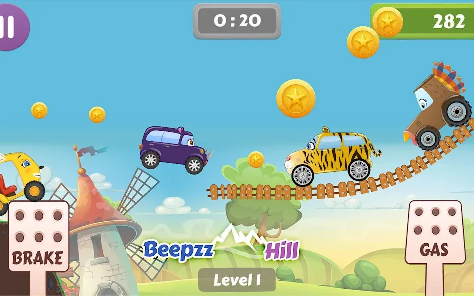 Car Racing game for toddlers МОД/Взлом [Много денег, Монет и Все открыто] Screenshot 3