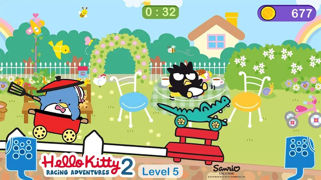 Hello Kitty games - car game МОД/Взлом [Деньги, Монеты и Меню MOD] Screenshot 5