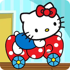 Скачать Взломанная Hello Kitty games - car game (Много денег) на Андроид бесплатно