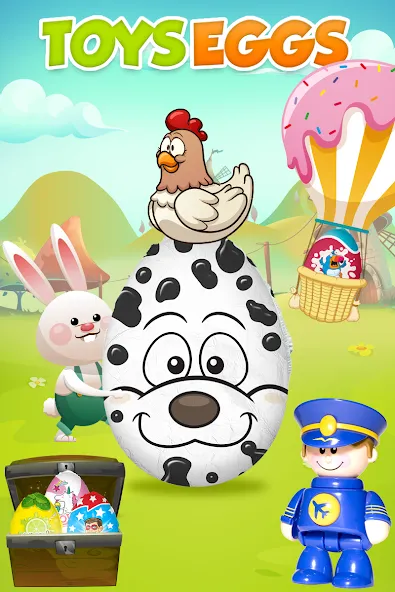 Surprise Eggs - Toddler games МОД/Взлом [Много монет, Открытые уровни и Мега MOD] Screenshot 1