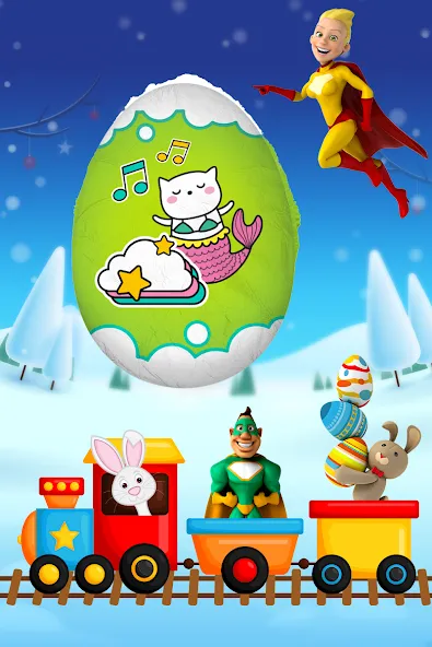 Surprise Eggs - Toddler games МОД/Взлом [Много монет, Открытые уровни и Мега MOD] Screenshot 4
