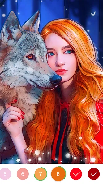 Coloring Book: Color by Number (Колоринг Бук) МОД/Взлом [Все открыто, Дополнительные деньги и Меню MOD] Screenshot 2