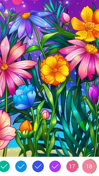 Coloring Book: Color by Number (Колоринг Бук) МОД/Взлом [Все открыто, Дополнительные деньги и Меню MOD] Screenshot 4