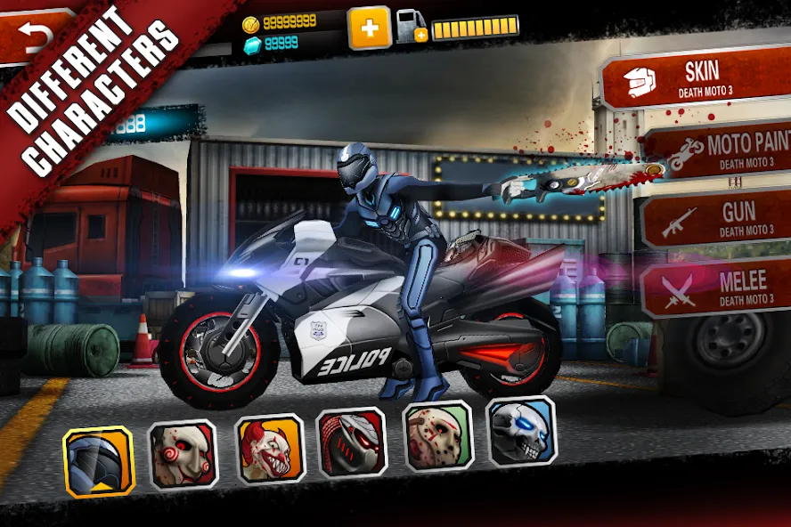 Death Moto 3 : Fighting  Rider (дет мото 3) МОД/Взлом [Много денег, Монет и Все открыто] Screenshot 5