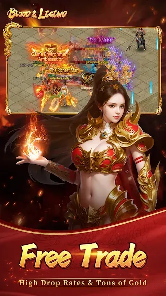 Blood&Legend:Dragon King idle МОД/Взлом [Много денег, Монет и Все открыто] Screenshot 2