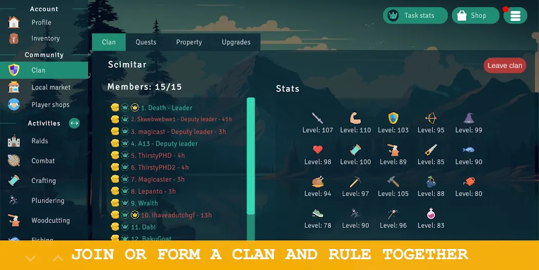 Idle Clans - MMORPG (Айдл Кланс) МОД/Взлом [Много монет, Открытые уровни и Мега MOD] Screenshot 2