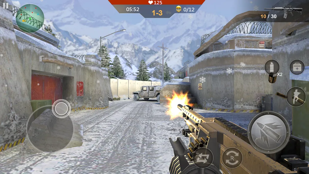 Gun Strike Shoot 3D МОД/Взлом [Деньги, Монеты и Меню MOD] Screenshot 2