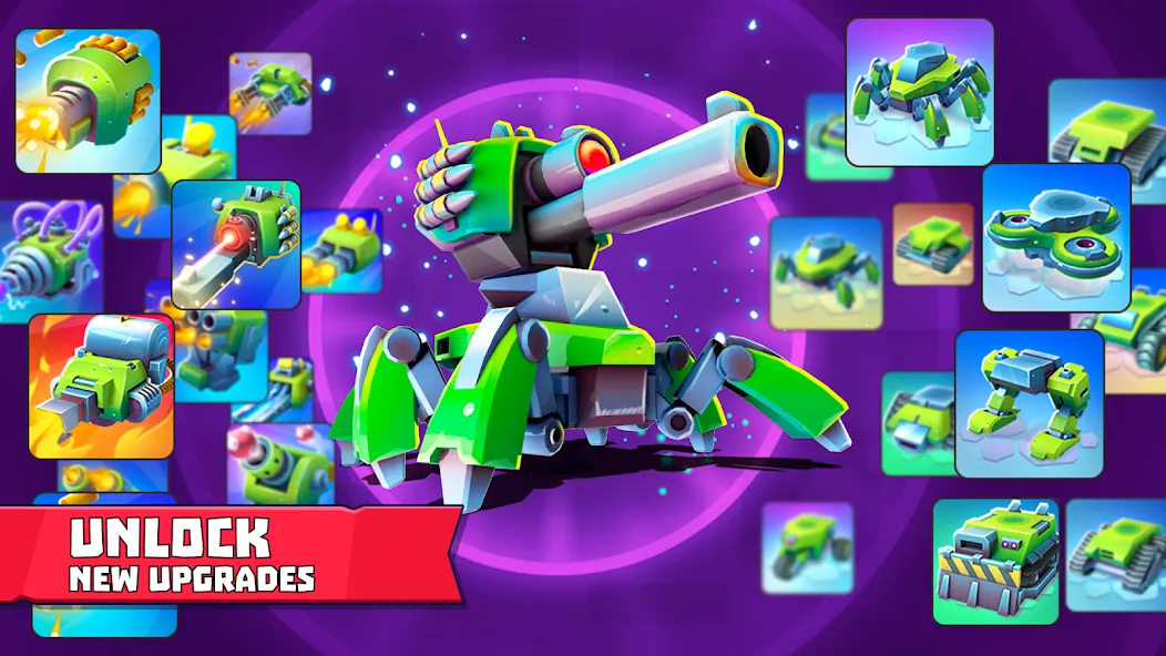 Tanks a Lot - 3v3 Battle Arena МОД/Взлом [Много денег, Монет и Все открыто] Screenshot 4