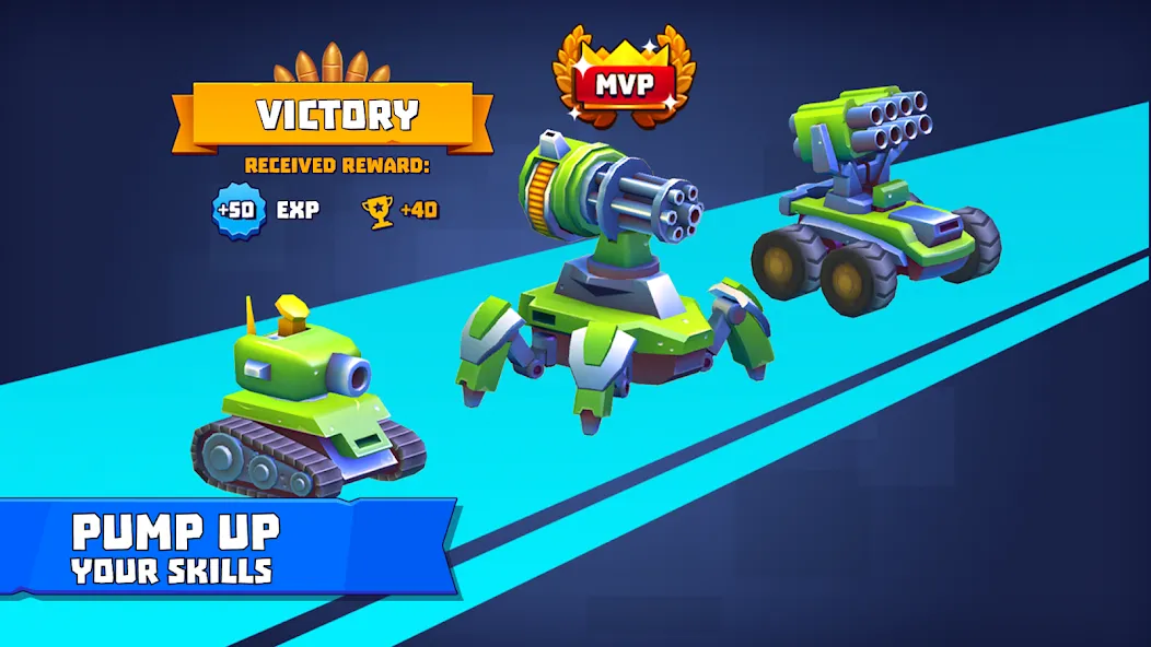 Tanks a Lot - 3v3 Battle Arena МОД/Взлом [Много денег, Монет и Все открыто] Screenshot 5