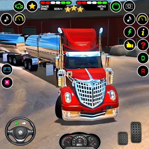 US Truck Driving Cargo Game 3D (Американский грузовик водителя) МОД/Взлом [Деньги, Монеты и Меню MOD] Screenshot 1