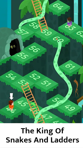 Snakes and Ladders Board Games МОД/Взлом [Меню, Бесконечные монеты и Открытые уровни] Screenshot 1