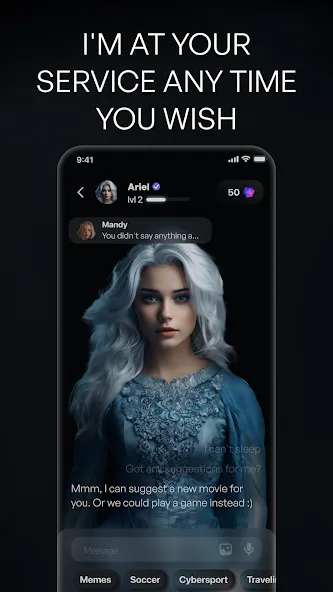 EVA Character AI & AI Friend (ИВА АИ) МОД/Взлом [Много денег, Монет и Все открыто] Screenshot 2