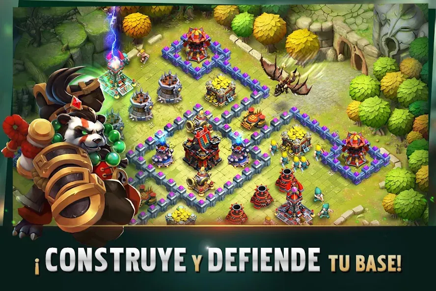 Clash of Lords 2: Español (Клэш оф Лордс 2) МОД/Взлом [Меню, Бесконечные монеты и Открытые уровни] Screenshot 1