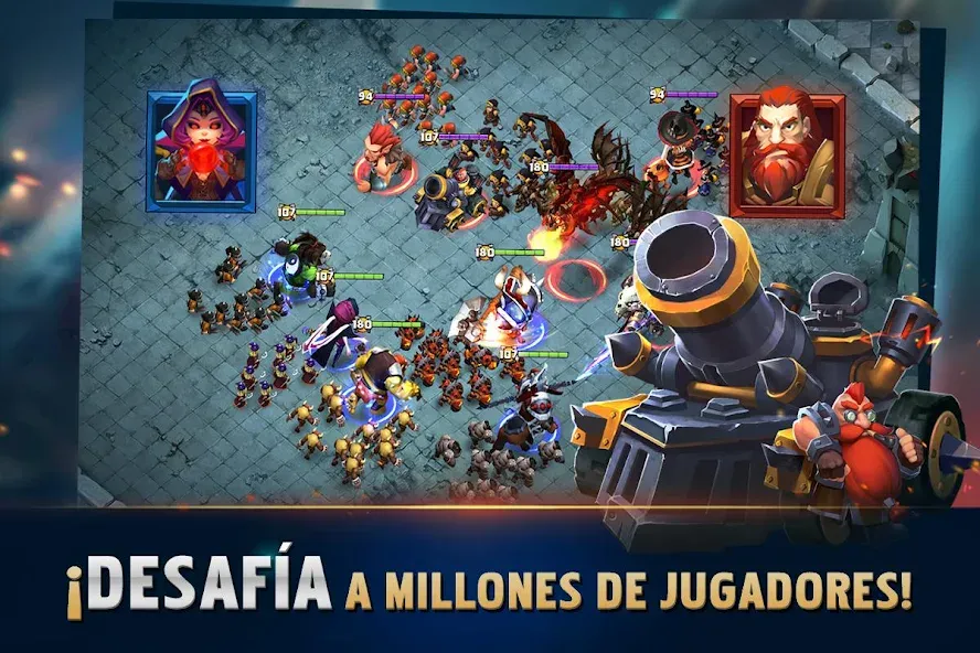 Clash of Lords 2: Español (Клэш оф Лордс 2) МОД/Взлом [Меню, Бесконечные монеты и Открытые уровни] Screenshot 4