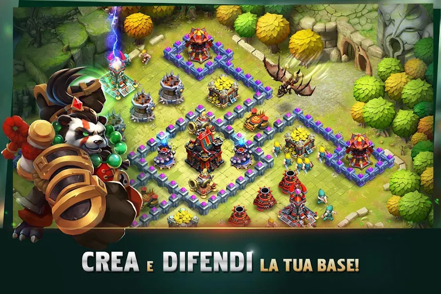 Clash of Lords 2: Italiano (Клэш оф Лордс 2) МОД/Взлом [Деньги, Монеты и Меню MOD] Screenshot 1