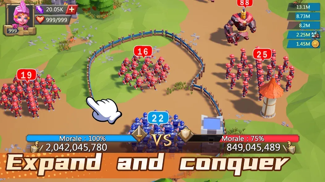 Lords Mobile: Kingdom Wars (Лордс Мобайл) МОД/Взлом [Деньги, Монеты и Меню MOD] Screenshot 3