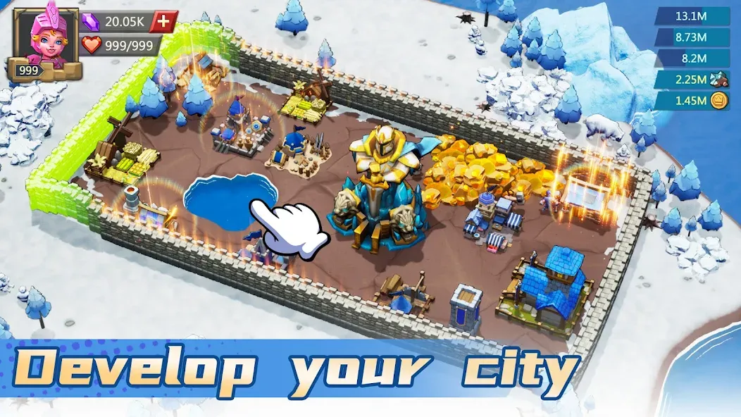 Lords Mobile: Kingdom Wars (Лордс Мобайл) МОД/Взлом [Деньги, Монеты и Меню MOD] Screenshot 4