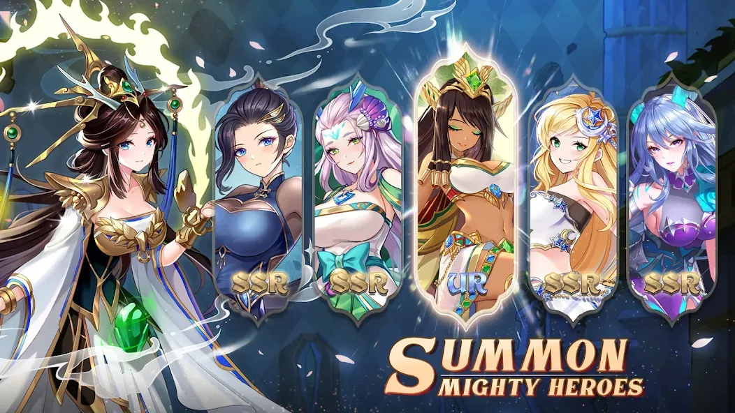 Mythic Heroes: Idle RPG (Мифические герои) МОД/Взлом [Все открыто, Дополнительные деньги и Меню MOD] Screenshot 3