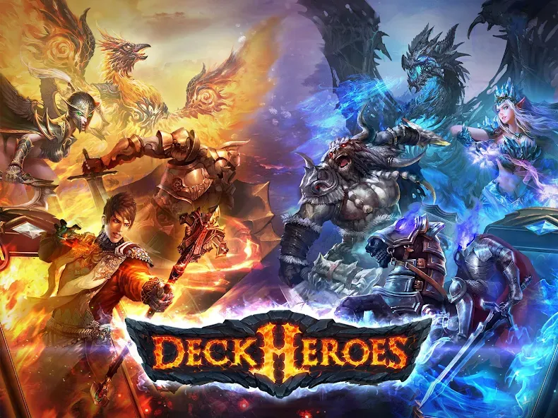 Deck Heroes: Legacy (Дек Герои) МОД/Взлом [Все открыто, Дополнительные деньги и Меню MOD] Screenshot 1