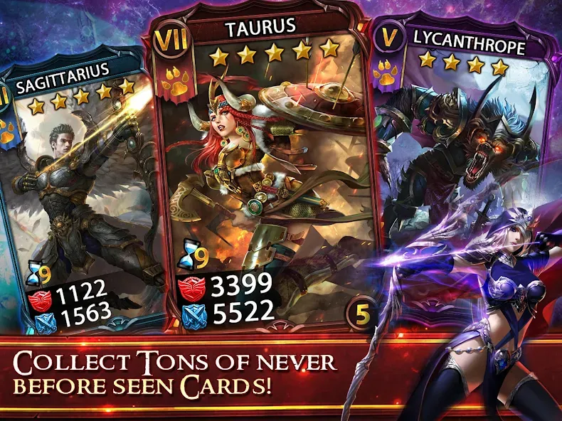 Deck Heroes: Legacy (Дек Герои) МОД/Взлом [Все открыто, Дополнительные деньги и Меню MOD] Screenshot 2