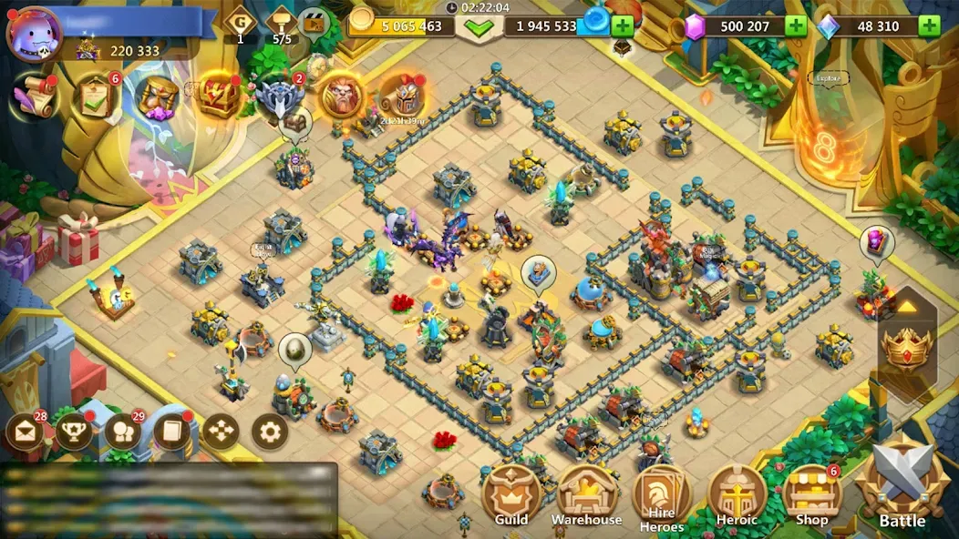Castle Clash: World Ruler (Кастл Клаш) МОД/Взлом [Бесконечные деньги, Монеты и Мега MOD] Screenshot 1