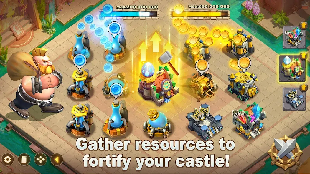 Castle Clash: World Ruler (Кастл Клаш) МОД/Взлом [Бесконечные деньги, Монеты и Мега MOD] Screenshot 4