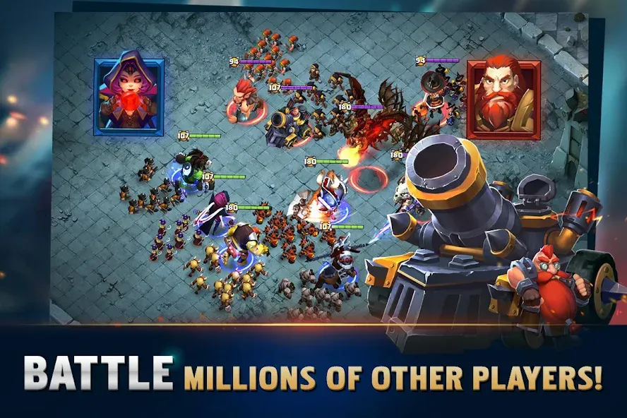 Clash of Lords: Guild Castle (Клэш оф Лордс) МОД/Взлом [Деньги, Монеты и Меню MOD] Screenshot 5