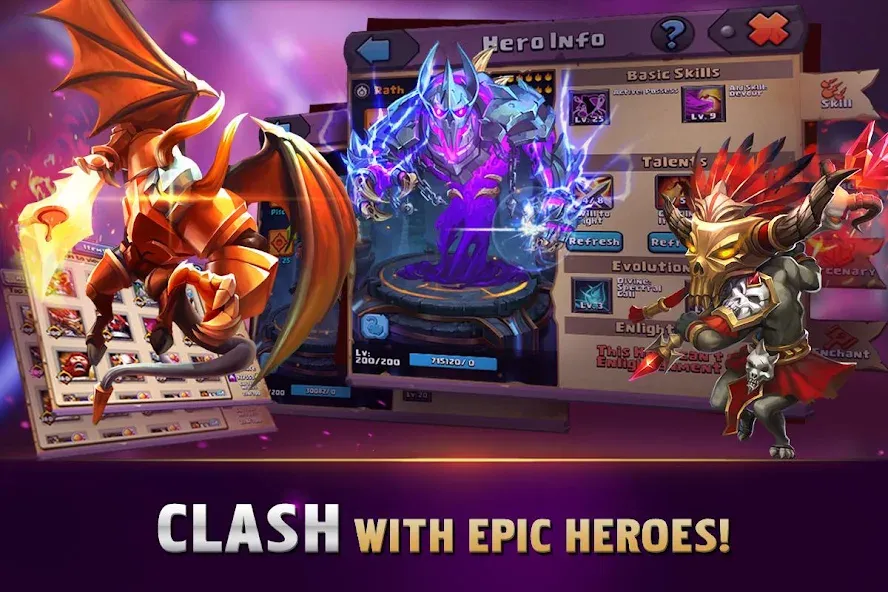 Clash of Lords 2: Guild Castle (Клэш оф Лордс 2) МОД/Взлом [Деньги, Монеты и Меню MOD] Screenshot 2