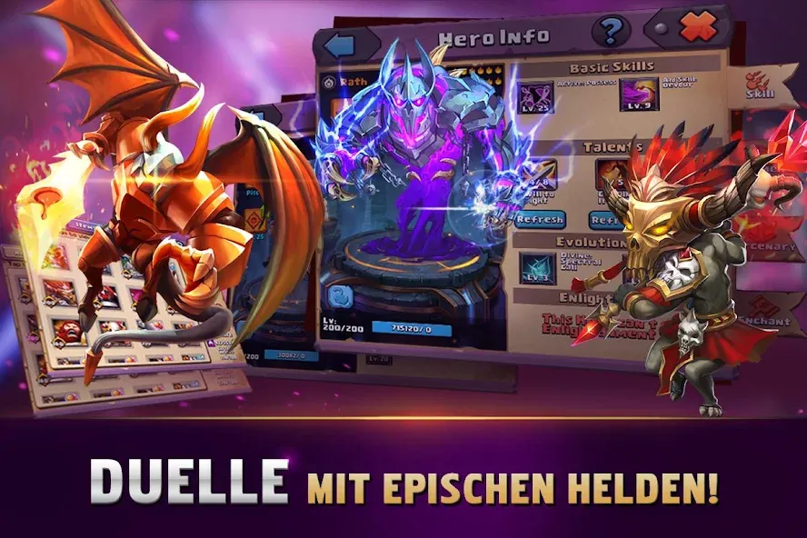 Clash of Lords 2: Ehrenkampf (Клаш оф Лордс 2) МОД/Взлом [Меню, Бесконечные монеты и Открытые уровни] Screenshot 4