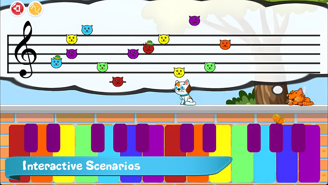 Cat Piano Meow - Sounds & Game МОД/Взлом [Деньги, Монеты и Меню MOD] Screenshot 4