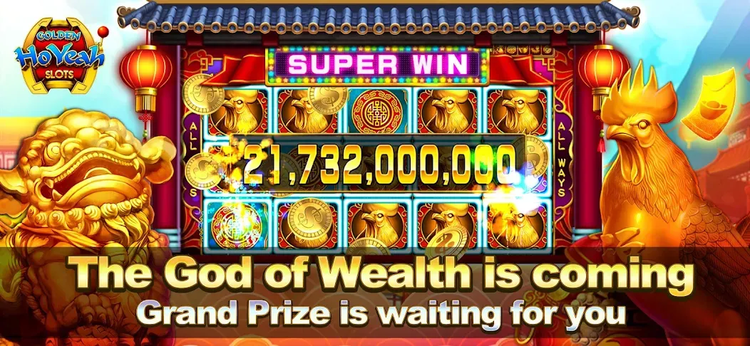 Golden HoYeah- Casino Slots (Голден ХоЯй) МОД/Взлом [Много монет, Открытые уровни и Мега MOD] Screenshot 1