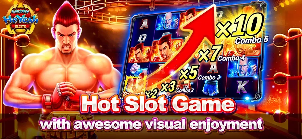 Golden HoYeah- Casino Slots (Голден ХоЯй) МОД/Взлом [Много монет, Открытые уровни и Мега MOD] Screenshot 3
