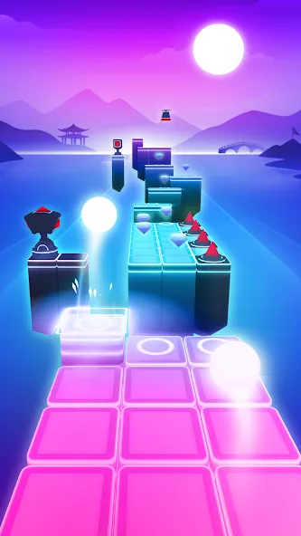 Dancing Sky 3 (Дэнсинг Скай 3) МОД/Взлом [Много монет, Открытые уровни и Мега MOD] Screenshot 2