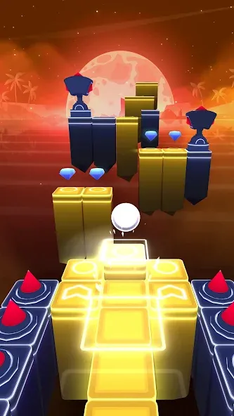 Dancing Sky 3 (Дэнсинг Скай 3) МОД/Взлом [Много монет, Открытые уровни и Мега MOD] Screenshot 3