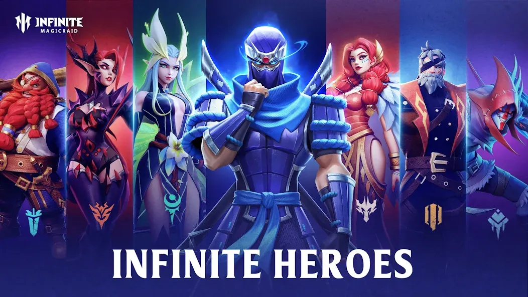 Infinite Magicraid (Инфинит Мэджикрейд) МОД/Взлом [Бесконечные деньги, Монеты и Мега MOD] Screenshot 1