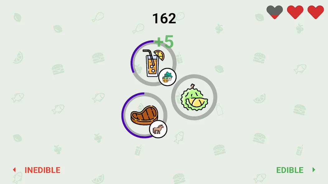 Foody: Edible & Inedible (Фуди) МОД/Взлом [Меню, Бесконечные монеты и Открытые уровни] Screenshot 3