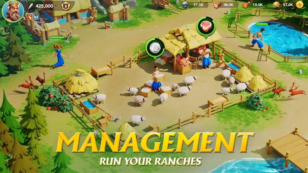 Kingdom Adventure Saga (Кингдом приключение сага) МОД/Взлом [Деньги, Монеты и Меню MOD] Screenshot 4