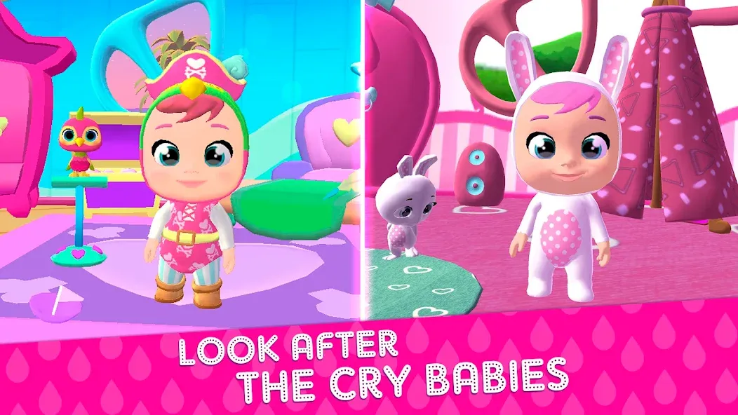 Cry Babies (Бебиз) МОД/Взлом [Меню, Бесконечные монеты и Открытые уровни] Screenshot 5