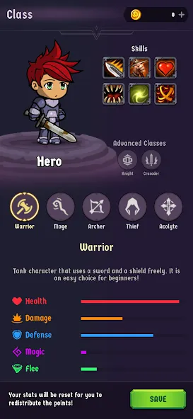 The Walking Hero - Idle RPG (Зе Волкинг Хиро) МОД/Взлом [Много денег, Монет и Все открыто] Screenshot 2