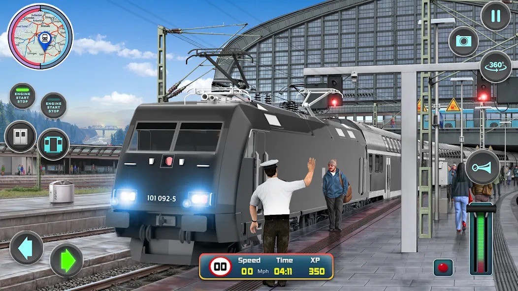 City Train Driver- Train Games МОД/Взлом [Все открыто, Дополнительные деньги и Меню MOD] Screenshot 1