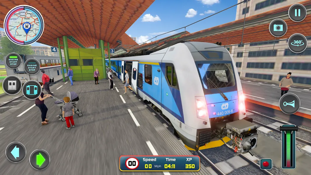 City Train Driver- Train Games МОД/Взлом [Все открыто, Дополнительные деньги и Меню MOD] Screenshot 2
