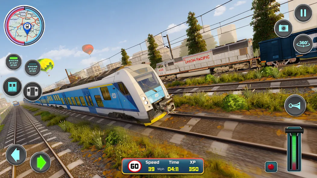 City Train Driver- Train Games МОД/Взлом [Все открыто, Дополнительные деньги и Меню MOD] Screenshot 3