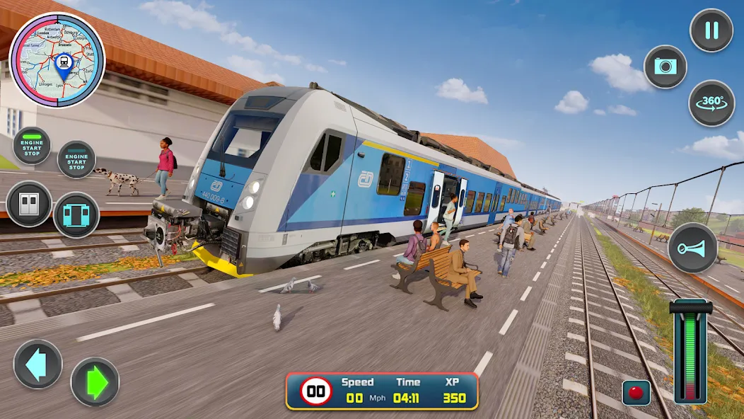 City Train Driver- Train Games МОД/Взлом [Все открыто, Дополнительные деньги и Меню MOD] Screenshot 5