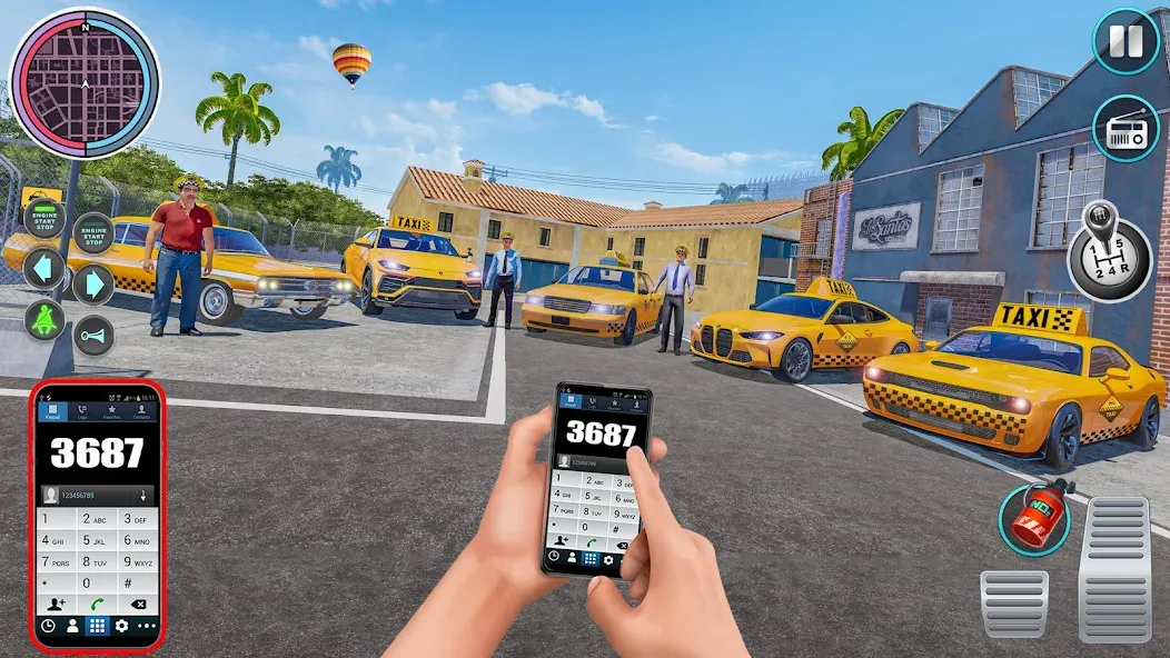 City Taxi Driving: Taxi Games МОД/Взлом [Много монет, Открытые уровни и Мега MOD] Screenshot 2