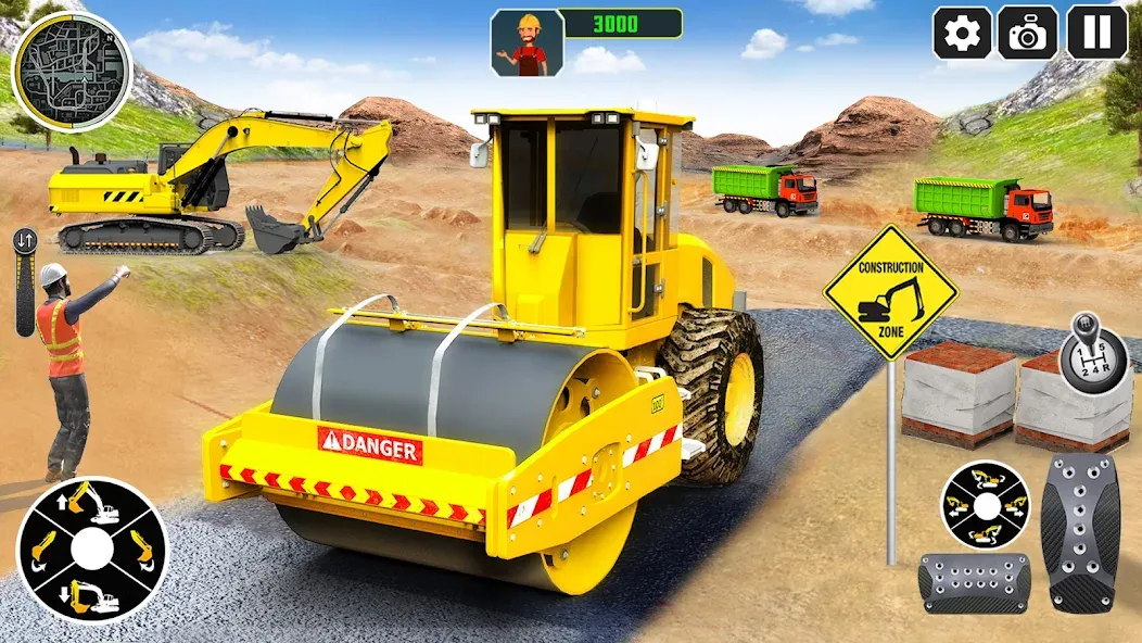 City Construction Simulator 3D МОД/Взлом [Деньги, Монеты и Меню MOD] Screenshot 2