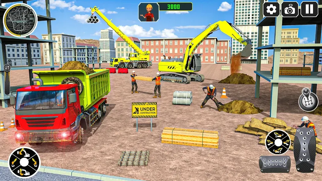City Construction Simulator 3D МОД/Взлом [Деньги, Монеты и Меню MOD] Screenshot 4
