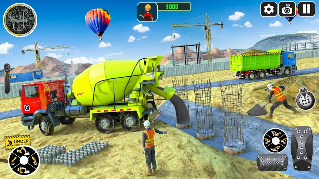 City Construction Simulator 3D МОД/Взлом [Деньги, Монеты и Меню MOD] Screenshot 5