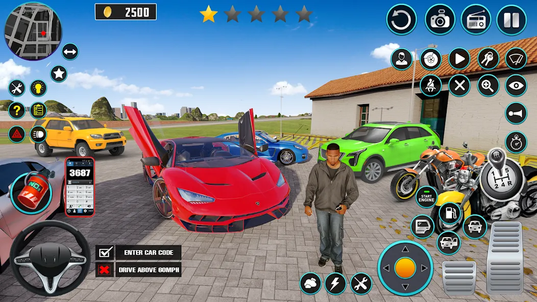 Open World Car Driving Games (Открытые мировые игры по вождению автомобиля) МОД/Взлом [Много монет, Открытые уровни и Мега MOD] Screenshot 1
