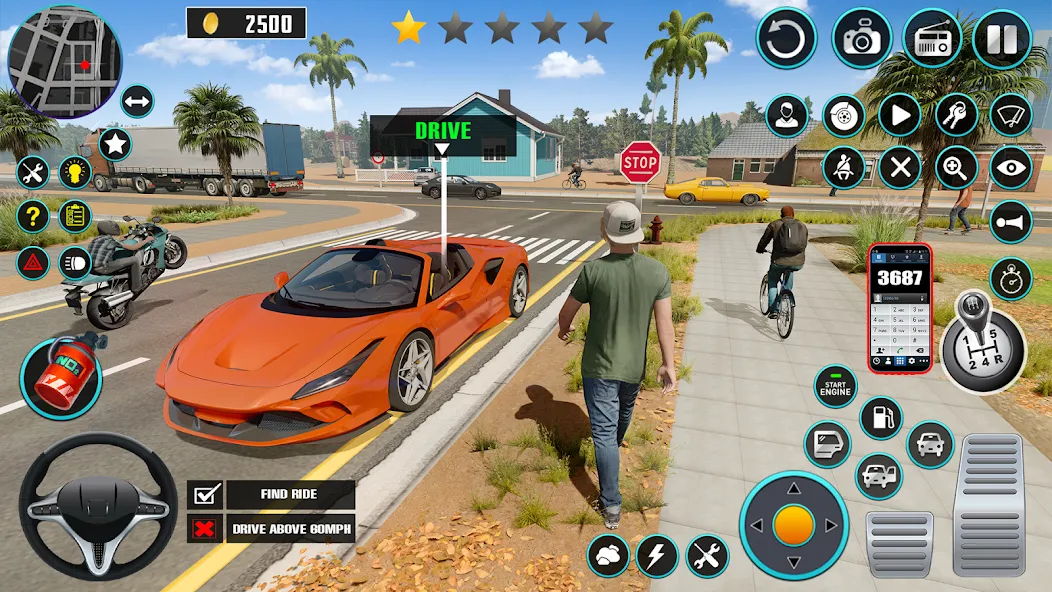 Open World Car Driving Games (Открытые мировые игры по вождению автомобиля) МОД/Взлом [Много монет, Открытые уровни и Мега MOD] Screenshot 2