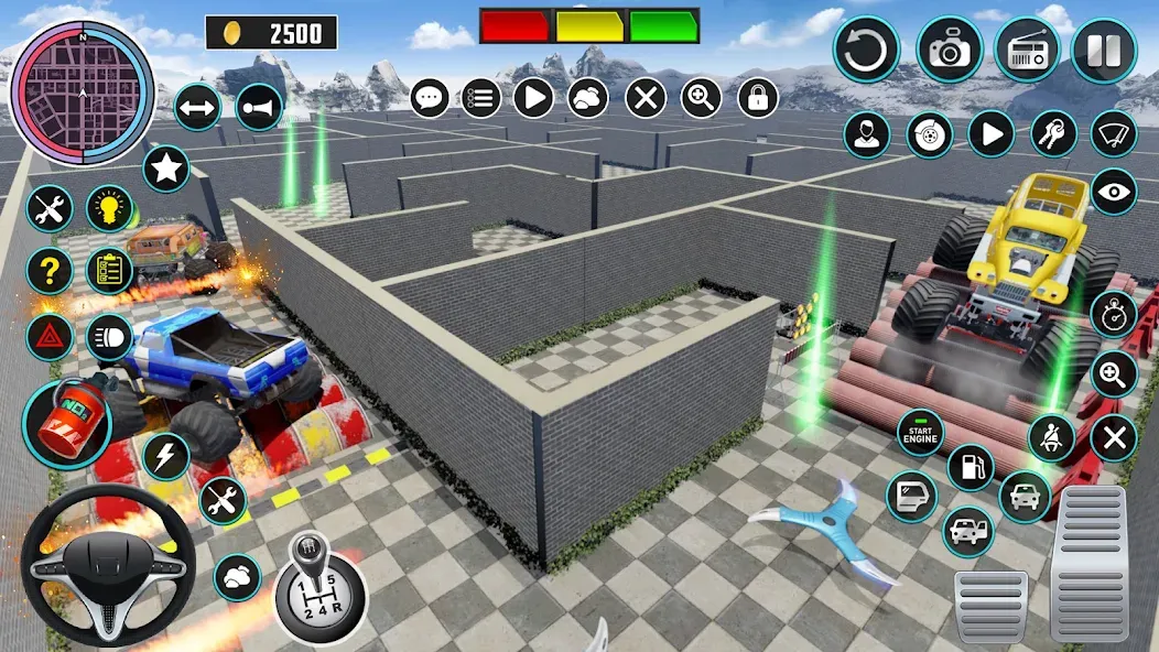 Monster Truck Maze Puzzle Game МОД/Взлом [Много денег, Монет и Все открыто] Screenshot 3